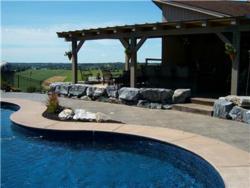concrete pool deck